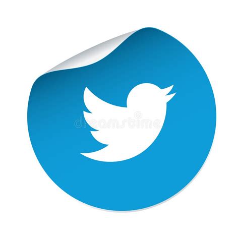 Twitter ing blue bird icon stock vector. Illustration of concept - 9818039