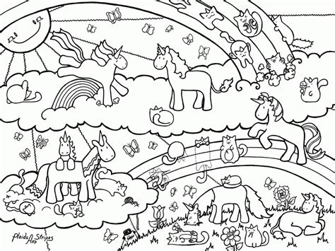 family unicorn colouring page - Clip Art Library