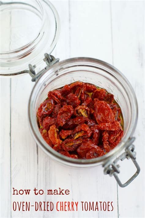 It's so easy to make delicious oven dried cherry tomatoes. These little tomatoes are bursting ...