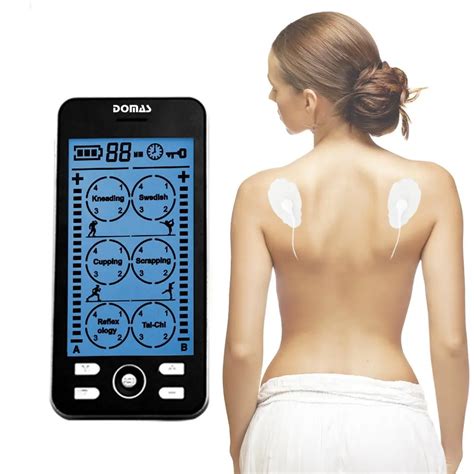 DOMAS TENS Unit Electronic Massager Pain Relief Machine for Neck ...