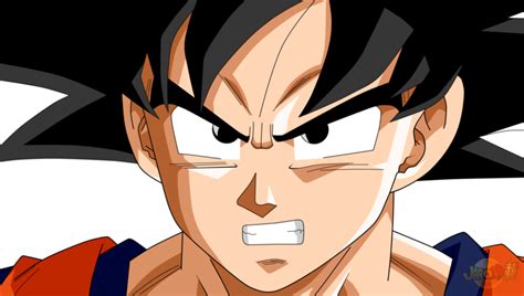 Goku Face By Jaredsongohan - Man Isn T Black Dragon Ball (1024x580 ...