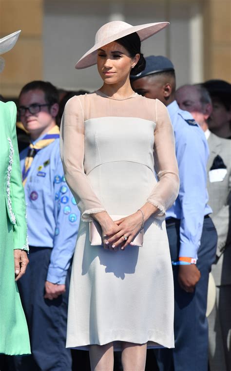 Meghan Duchess of Sussex at a Garden Party at Buckingham Palace in ...