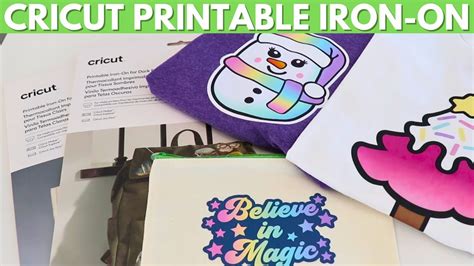 How to use Cricut Printable Iron-On - YouTube