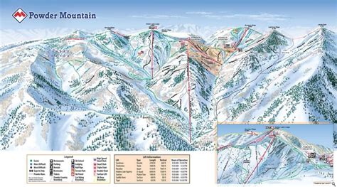 Powder Mountain Trail Map | Liftopia