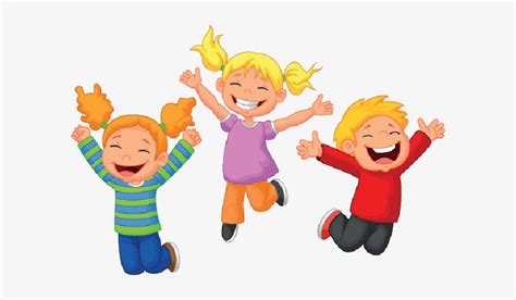 Happy Kid Cartoon - Children Happy Cartoon - 594x399 PNG Download - PNGkit