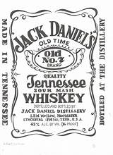 Downloadable Free Printable Jack Daniels Template  sketch template