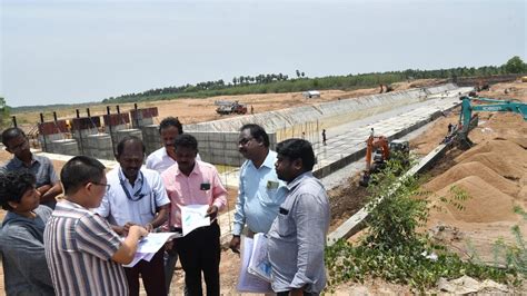 Two anicuts coming up across Vaigai river to feed two chains of ...