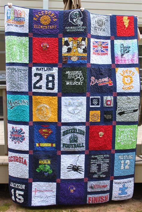 T-Shirt Quilt ~ Frecklemama