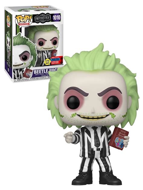 Funko POP! Beetlejuice #1010 Beetlejuice (With Book) Glow - Funko 2020 ...