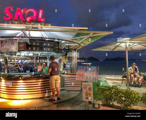 Night scene in Copacabana, Rio de Janeiro, Brazil Stock Photo - Alamy