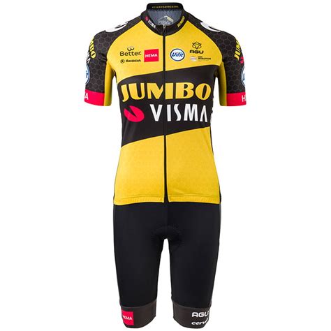 TEAM JUMBO-VISMA 2021 Women's Set (2 pieces) yellow - black