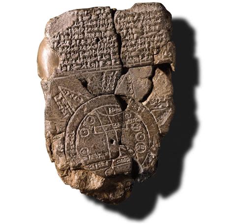 The Babylonian Map of the World, etched in the 6th century B.C. : Maps