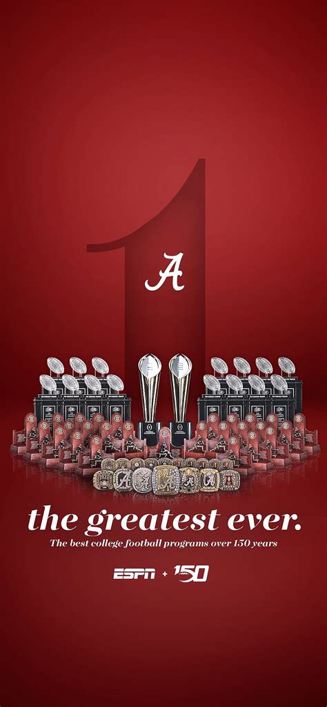 Alabama Crimson Tide, 150years, the greatest ever, HD phone wallpaper ...