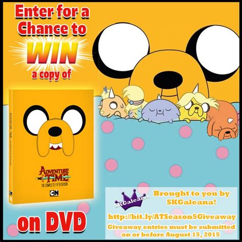 Adventure Time Season 5 DVD Giveaway – SKGaleana