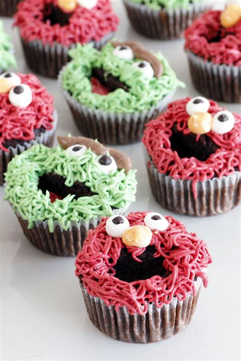 Sesame Street Cupcakes | Lil' Cookie