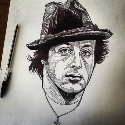 Rocky Balboa - Ink Drawing - Original artwork Ink Drawing, Drawing Sketches, Art Drawings ...