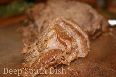 Deep South Dish: Oven Roasted Beef Rump Roast with Mushroom Gravy