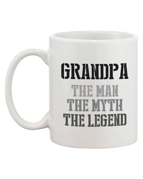 The Man Myth Legend Mug Cups for Grandpa X-mas Gifts ideas for Grandfather | Man myth legend ...