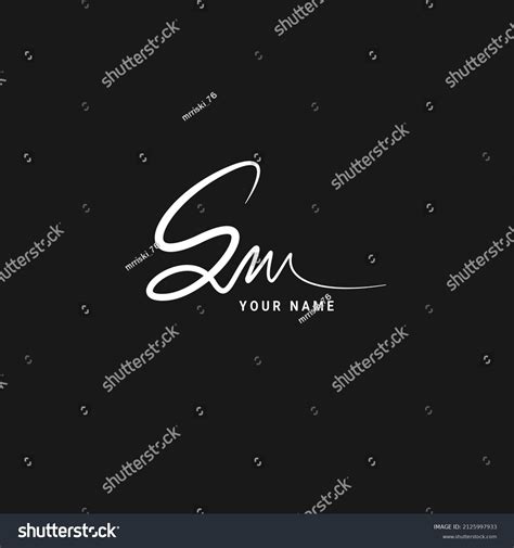 Hand Drawn Signature Letter S Template Stock Vector (Royalty Free ...