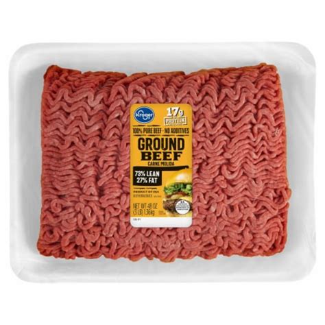 Kroger® 73/27 Ground Beef, 3 lb - Kroger