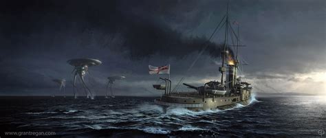 HMS Thunder Child, by Grant Regan : r/ImaginaryBattles