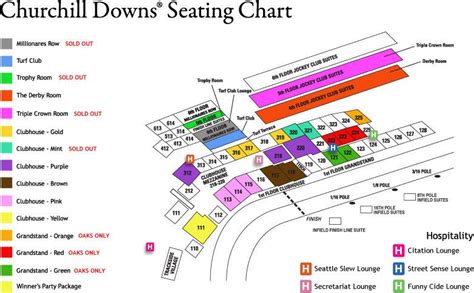 Churchill Downs Seating Map - Living Room Design 2020