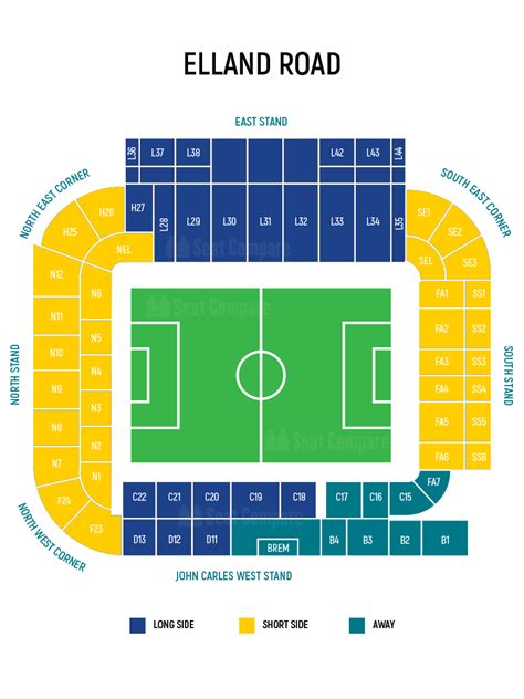 Elland Road Seating Plan, Tickets & Events | Seat Compare