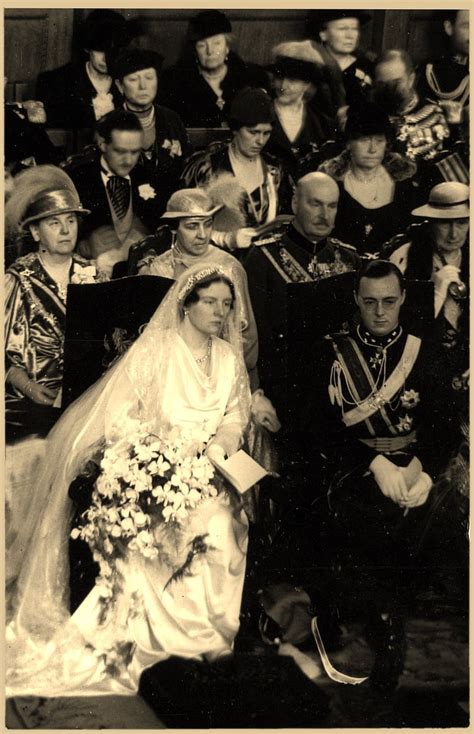 Huwelijk Prinses Juliana met Prins Bernhard 1937 (NL) Juliana Louise, Holland, Queen Wilhelmina ...