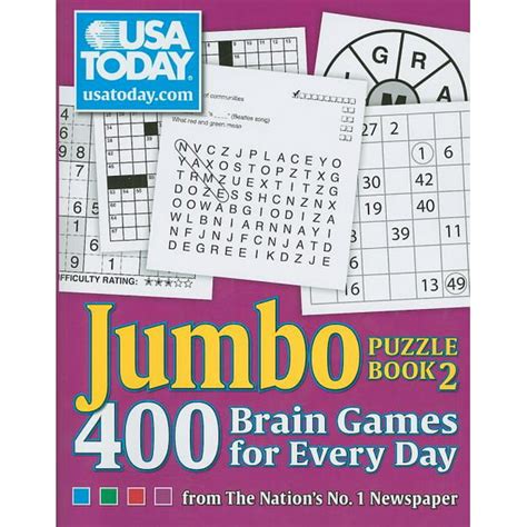 USA Today Puzzles: USA Today Jumbo Puzzle Book 2 : 400 Brain Games for ...