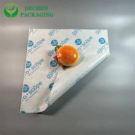 Custom Food Wrapping Paper | DECHEN PACK