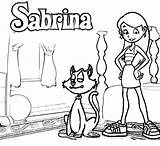 Sabrina Coloring Pages For Kids sketch template