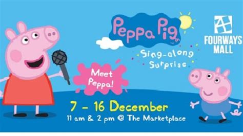 Peppa Pig Sing-Along Surprise! - Fourways Mall - Joburg.co.za