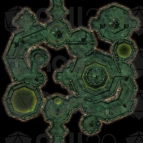 Illithid Lair | Fantasy map, Tabletop rpg maps, Dungeon maps