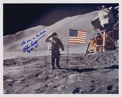 Dave Scott Astronaut Autographs 10x8 Photo