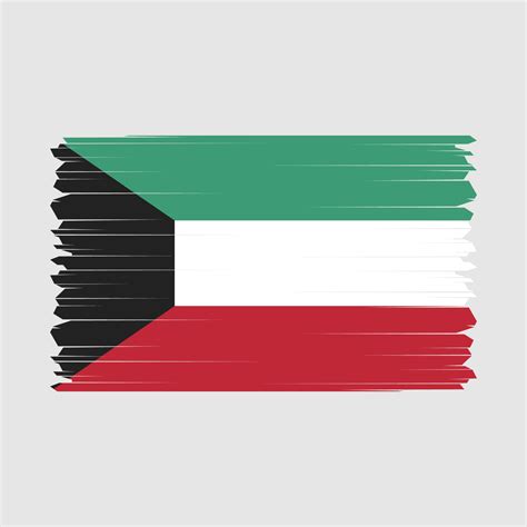 Kuwait Flag Vector Illustration 21642828 Vector Art at Vecteezy