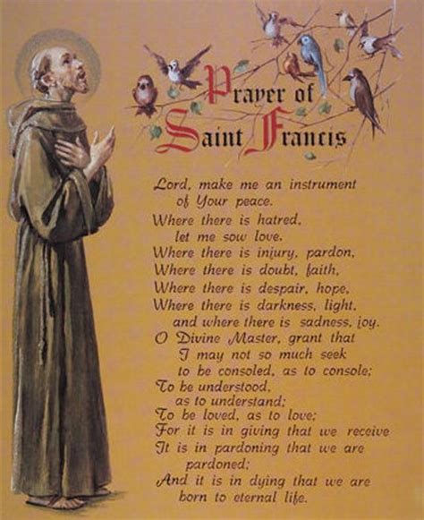 Prayer of Saint Francis/st. Francis 8 X 10 Art - Etsy | Saint francis prayer, Prayer for peace ...