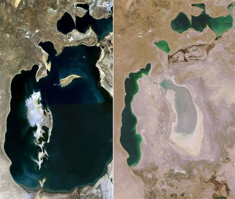 For the First Time in Modern History, the Aral Sea's Eastern Basin has ...