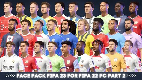 Facepack for FIFA 22 PC Part.2 - YouTube