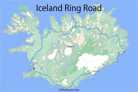 Driving Iceland Ring Road Map