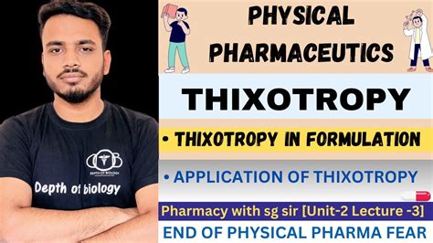 Thixotropy | thixotropy in formulation | thixotropy application || thixotropy physical ...