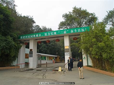 Photo of Entrance. Giant Panda Breeding Centre, Sichuan, China