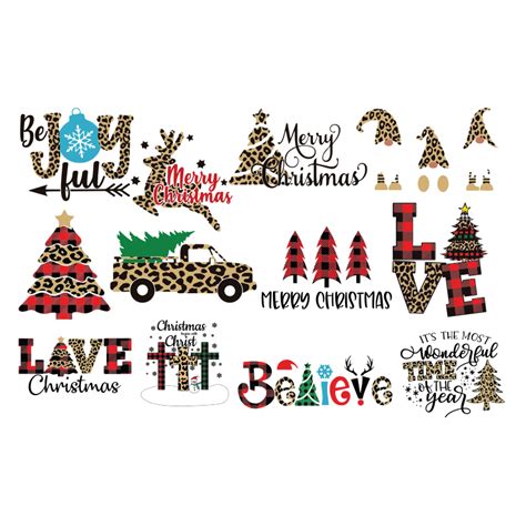 Christmas Bundle Svg, silhouette svg fies - Inspire Uplift