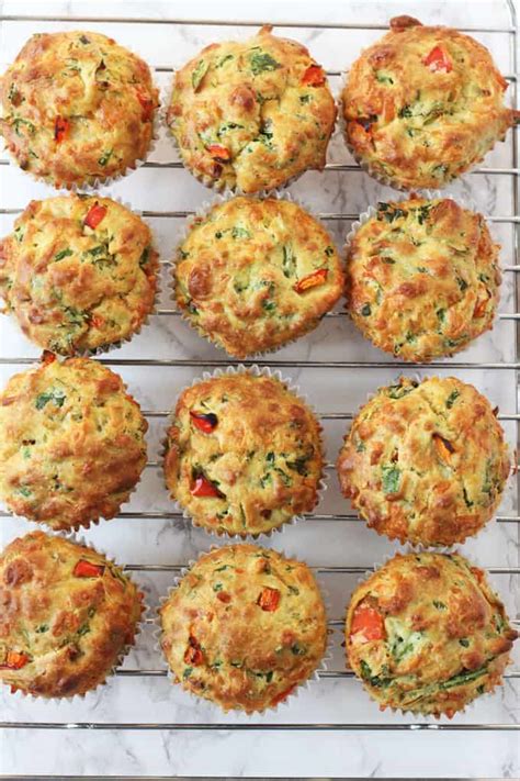 Spinach & Cheese Savoury Lunchbox Muffins - My Fussy Eater | Easy ...