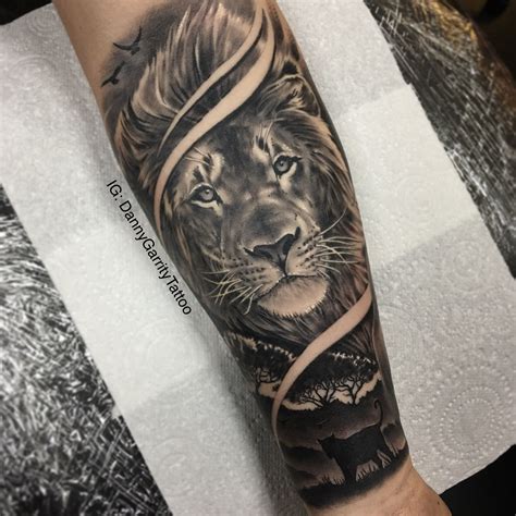 Lion Sleeve Tattoo Ideas - Tattoo Mastery Academy