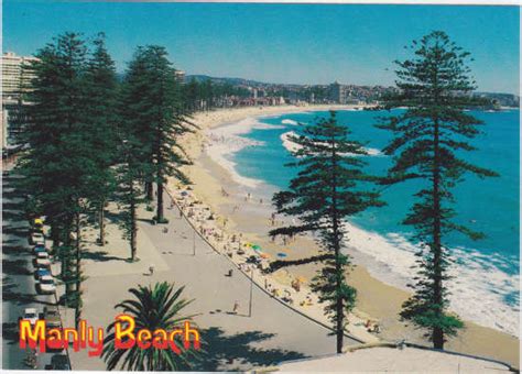 Manly Beach Australia Postcard - Handwritten Postcards