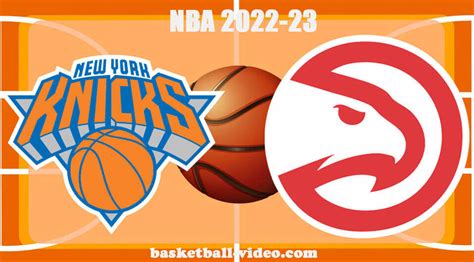 New York Knicks vs Atlanta Hawks Jan 20, 2023 Full Game Replay NBA ...