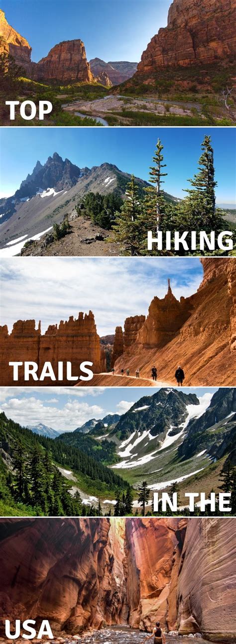 Hiking Trails in the United States: 25 Top US Hikes | Hiking trails usa, Hiking trails, Travel usa