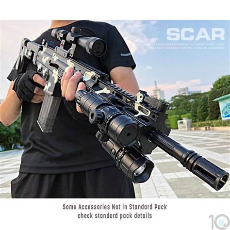 Buy Online India Fully Automatic HydroGel AirSoft Gun | Blue Camo ...