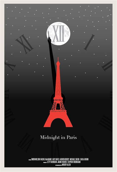 Limited edition Midnight in Paris poster