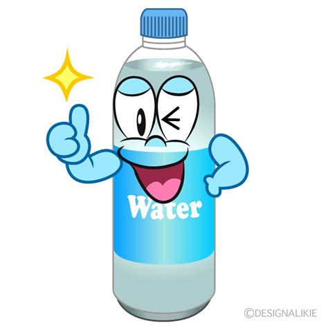 Free Thumbs up Water Bottle Cartoon Image｜Charatoon